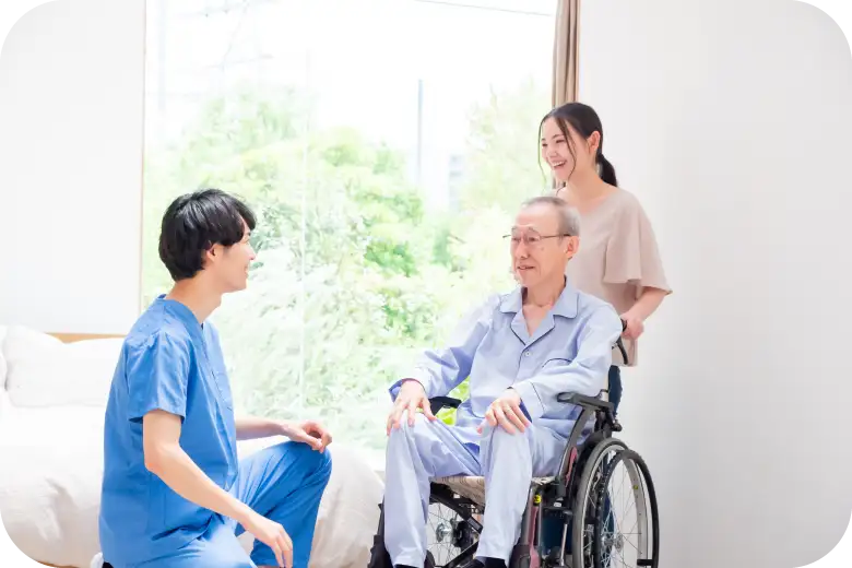 ご利用者とのコミュニケーションの様子